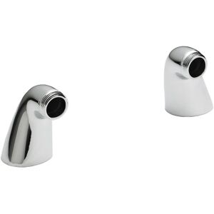 BALTERLEY Tap Accessories Short Inlet Legs, Pair - Chrome - Chrome