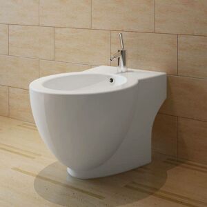 SWEIKO Round Bidet Stand White High-quality Ceramic VDTD03664