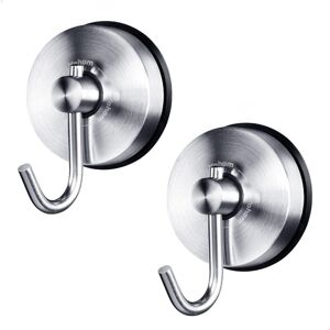 TINOR Vacuum Suction Cup Towel Hooks Bathroom Sucker Shower Hook Tea Towel Holder Kitchen Heavy Duty Suction Wreath Utility Hanger for Robe Loofah Glass