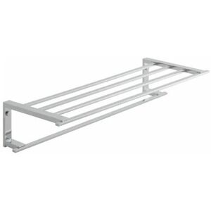 Level Towel Rail With Shelf 550mm Long Chrome - LEV-185B-C/P - Chrome - Vado