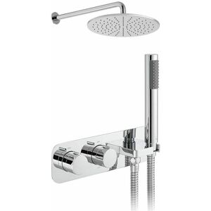 Tablet Altitude Concealed Thermostatic Shower Valve With Shower Head And Kit - Chrome - Chrome - Vado