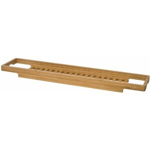 Slim Bath Rack Bamboo Wooden Luxury Bathtub Caddy Storage Rack - Brown - Vale Designs