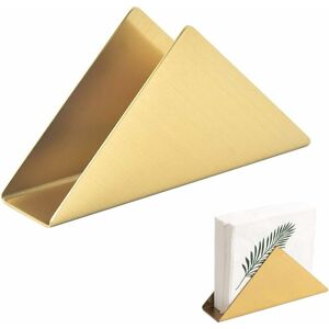 LANGRAY Vertical Napkin Holder, Triangle Napkin Holder, Paper Napkin Holder, Durable Simplicity Stainless Steel Napkin Holder for Kitchen Countertops, Dinner