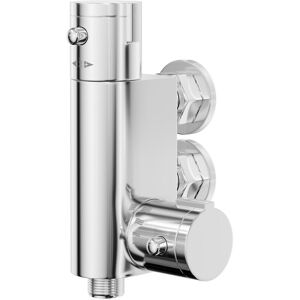 Wholesale Domestic - Compact Polished Chrome Vertical Thermostatic Bar Valve - Chrome