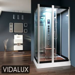 Alto Hydro Shower 1200 x 900 Mirror Glass - Vidalux