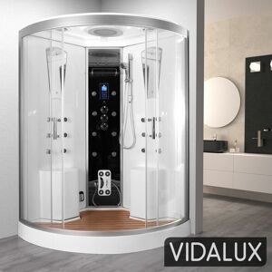 Selsey Twin 1300 x 1300 2 Person Steam Shower Cabin - Vidalux