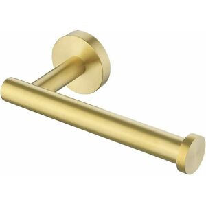 Hoopzi - Wall Mounted Toilet Paper Holder Toilet Paper Holder Bathroom SUS304 Stainless Steel Brushed Brass