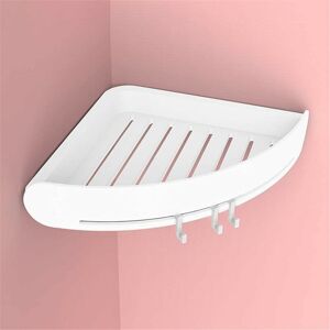 Héloise - Waterproof Bathroom Storage Shelf for Bathroom - Kitchen Accessories (Color: White)