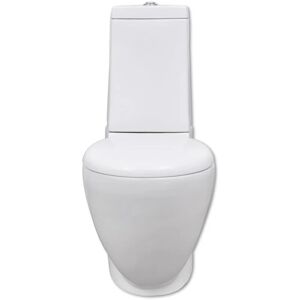 BERKFIELD HOME White Ceramic Toilet & Bidet Set