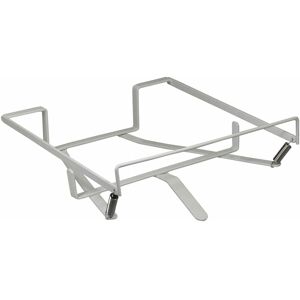 LOOPS White Pan Rack for Mobile Commode - Easy to Fit - Accommodates Most Pan Sizes