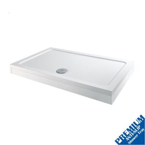 Podium - 1200 x 900mm Shower Tray Rectangular Easy Plumb Premium Anti-Slip free Waste