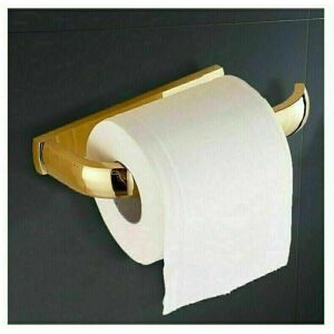 LINGHHANG 16x19cm Antique Brass Toilet Paper Roll Holder, Toilet Wall Decor, Toilet Paper Holder Accessory, Toilet Paper Dispenser - Bathroom Toilet Accessories