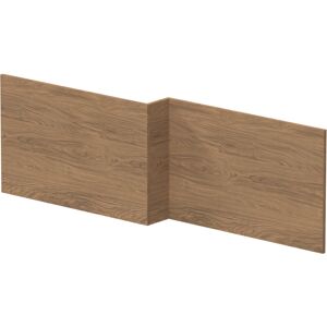 Balterley - 1700mm Square L-Shape Shower Bath Front Panel - Antique Oak