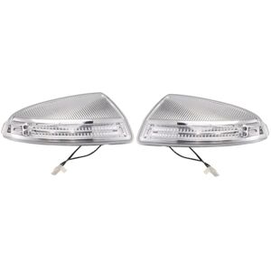 TLILY 1Pair Door Side Mirror Turn Signal Light Indicator Lamp for W164 ML350 ML550 GL450 A1649061300 A1649061400