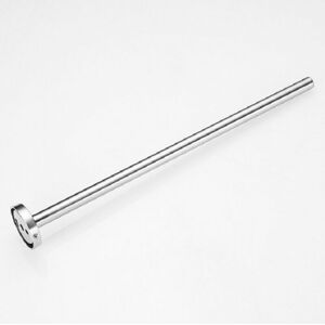 Cyslmuk - 1pc Silver 40cm Brushed Stainless Steel Wall Mounted Towel Rack, Single Bathroom Towel Holder