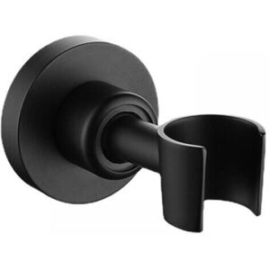 Cyslmuk - 1PC Shower Head Holder Black 304 Stainless Steel Shower Head Bracket Universal Handheld Shower Holder 360° Adjustable Shower Bracket with