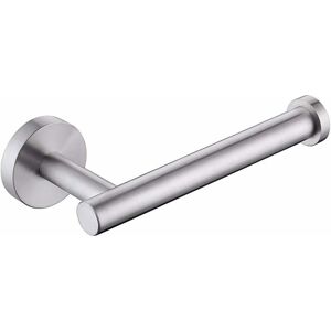 HOOPZI 2pcs nailless toilet paper roll holder toilet paper roll holder SUS304 stainless steel toilet paper roll holder brushed sliber bathroom wall holder