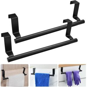 Linghhang - 2PCS Stainless Steel Wall Mounted Towel Rack 23x6.2cm Towel Holder Hanging Wall Mounted Towel Bars Towel Holder Bathroom Towel Rack