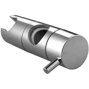 LINGHHANG 2pcs Universal Shower Head Holder (24mm Diameter) - Adjustable Chrome Shower Head Bracket Easy to Install - Replacement Slide Bar Clip - Hand Shower