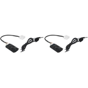 Tlily - 2X Car Radio Bluetooth Audio Adapter Aux Cable Microphone Handsfree Fits for Accord