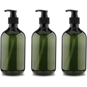 Cyslmuk - 3 Pack 5ml Pump Bottles, Shampoo Bottle, Refillable Liquid Dispenser Bottle, Refillable Empty Pump Bottle, Refillable Empty Soap Pump Bottle