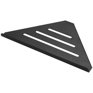 Linghhang - 30.5x19.4cm Black Corner Shower Shelf No Drilling 304 Stainless Steel Bathroom Shelf for Soap Shampoo