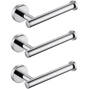 TLILY 3X 304 Stainless Steel Toilet Paper Holder Round Paper Roll Dispenser