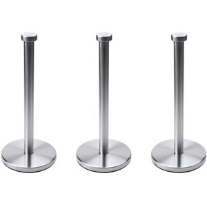 TLILY 3X Stainless Steel Roll Paper Towel Kitchen Tissue Holder Bathroom Toilet Rack Home Tool