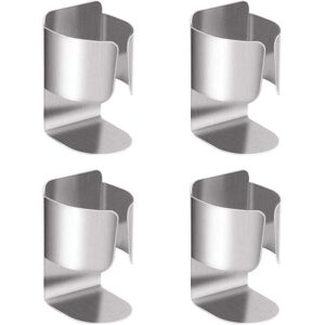 ZVD - 4-pack electric toothbrush holder made of 304 stainless steel, self-adhesive, for electric toothbrush, toothpaste, facial cleanser