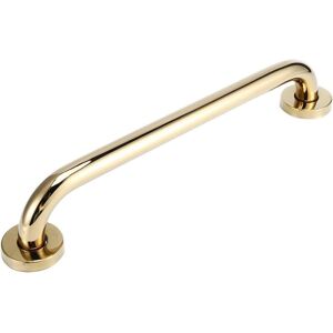 LINGHHANG 40cm Shower Safety Grab Bars, Gold Plated Stainless Steel Bathtub Safety Grab Bars, Bathroom Accessories