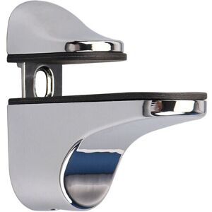 Cyslmuk - 4pcs Glass Shelf Bracket, Adjustable Zinc Alloy Glass Shelf Support, Fit for Max Thickness 3-21mm-Wall Mounted Shelf