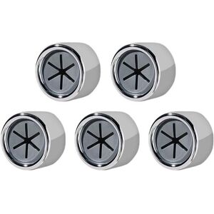 Ymyny - 5-Pack Round Towel Holder, Kitchen Towel Hooks No Drilling Required, for Kitchen, Bathroom and Home mumu