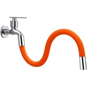 Linghhang - 50cm Universal Tap Extension Tube - Flexible Jet Regulator - Malleable Freely Bendable Silicone Hose Kitchen Bathroom Sink Sprayer
