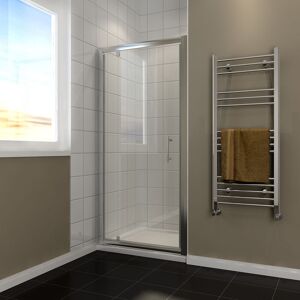 700mm Pivot Hinge Shower Door Reversible Shower Door - Elegant