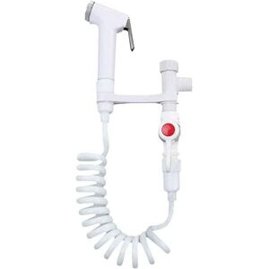 Mumu - abs Toilet Sprayer White Handheld Shower Head abs Handheld Shower Bidet Shower Head Set diy Tool Hose Length 1.5m 1