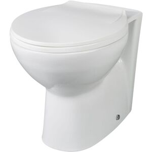 BALTERLEY Contemporary Bathroom Back to Wall Toilet Pan , 410mm x 355mm, White