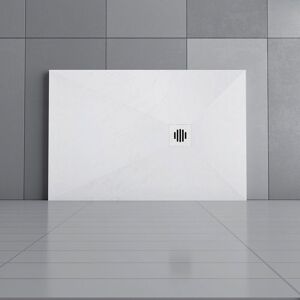 AICA SANITAIRE Aica 1200x700x30mm Rectangle Shower Tray Drain cover abs plastic