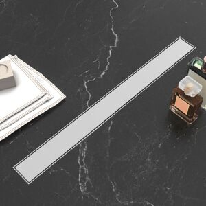Aica Sanitaire - aica 2 In 1 Linear Shower Drain Stainless Steel Bathroom Channel Drain with WasteTrap-60cm