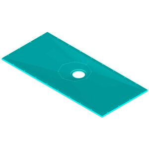 AKW - Tuff Form8 Rectangular Wet Room Floor Former with Rotatable Drain Outlet 1800mm x 820mm