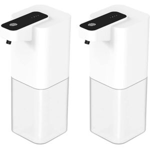 Alwaysh - 2 Pack 400ml Automatic Soap Dispenser for Bathroom - Electric Soap Dispenser