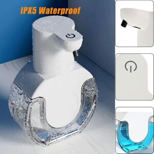 Alwaysh - Automatic Soap Dispenser, 430ml Waterproof Wall Mounted Automatic Soap Dispenser Touchless Foam Sensor