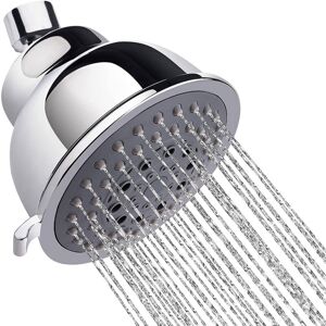 Alwaysh - High Pressure Shower Head 5 Settings Water Saving Rain Shower Head Removable Anti-Limescale Chrome for Bathroom spa Relaxation