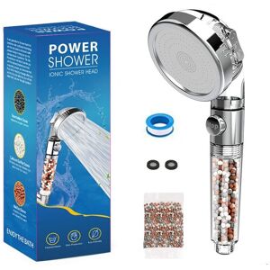Alwaysh - High Pressure Shower Head Shower Head Anti-Limescale Filter, 3 Shower Modes Suitable for Bathroom
