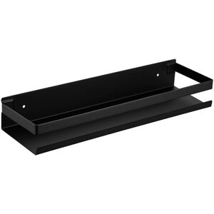 AlwaysH Pack of 1 Shower Shelf without Drilling, Shower Bathroom Shelf Black Stainless Steel Shower Shelf Wall Mounted Shower Shelves 30CM