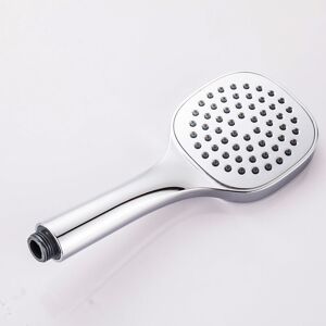 Alwaysh - Pressure Booster Saving Square Shower Head Handheld Square Bathroom Bathing Hand Shower