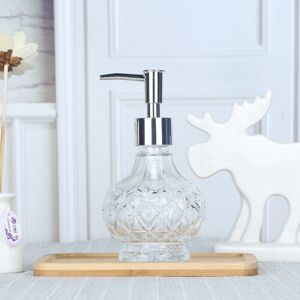 Alwaysh - Refillable Glass Liquid Soap Dispensers and Stainless Steel Nozzle for Dishwashing Detergent