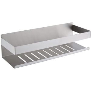Alwaysh - Self-Adhesive Shower Shelf, Bathroom Shelf No Drilling SUS304 Stainless Steel Adhesive Shower Basket, 30CM