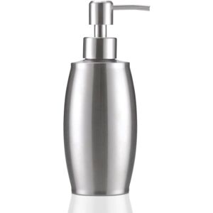 Alwaysh - Soap and Lotion Dispensers, Liquid Dispenser, 380ML Stainless Steel Spring Foaming Pump for Kitchen, Bathroom