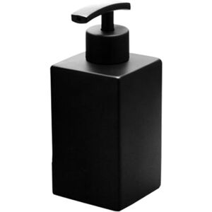 Alwaysh - Stainless Steel Hand Soap Dispenser, Refillable, Matte Black, Container for Liquid Soap, Shower Gel, Body Lotion, 358ml