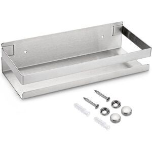 Alwaysh - Stainless Steel Hanging Shower Shelf Wall Mounted Kitchen Basket for Storage (Silver,25CM)